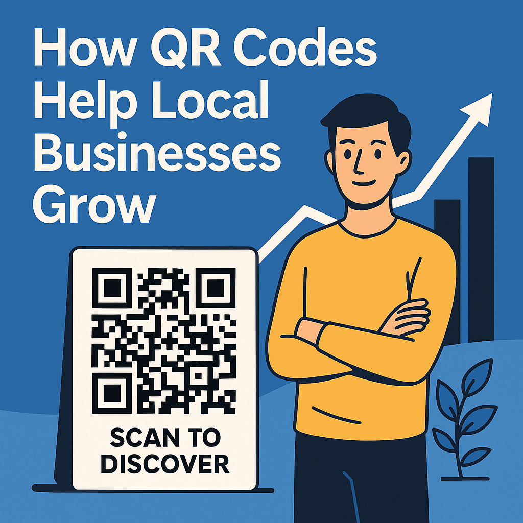 QR code on smartphone